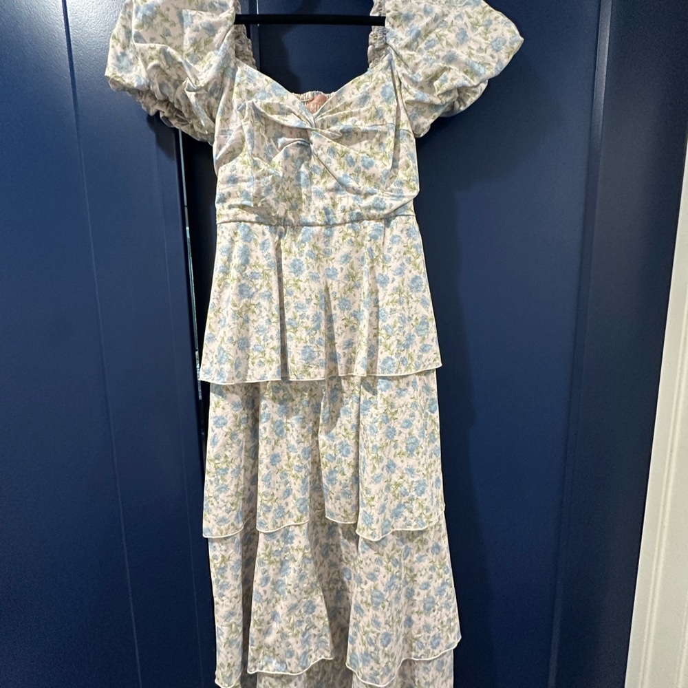 Show Me Your MuMu Floral Midi Dress